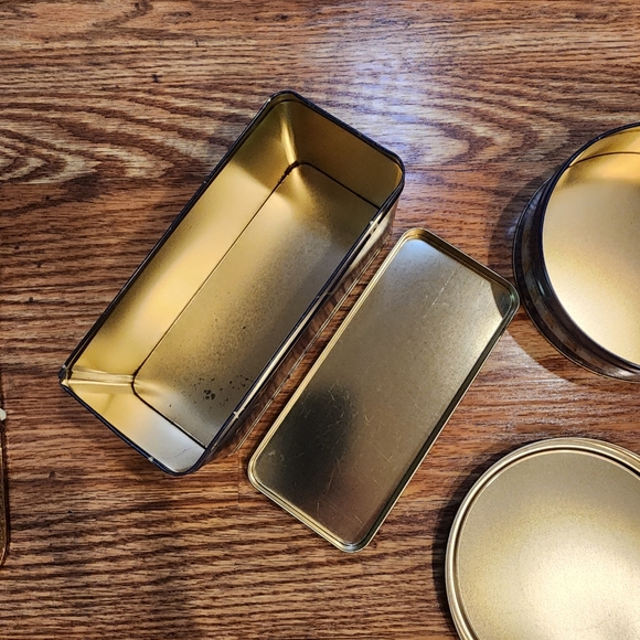 Set of 2 Vintage Department 56 Tins Once Upon a Starry Night - Picture 4 of 15